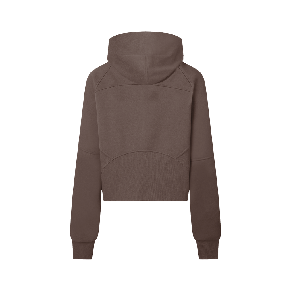 SHONEL CROPPED HALF-ZIP HOODIE