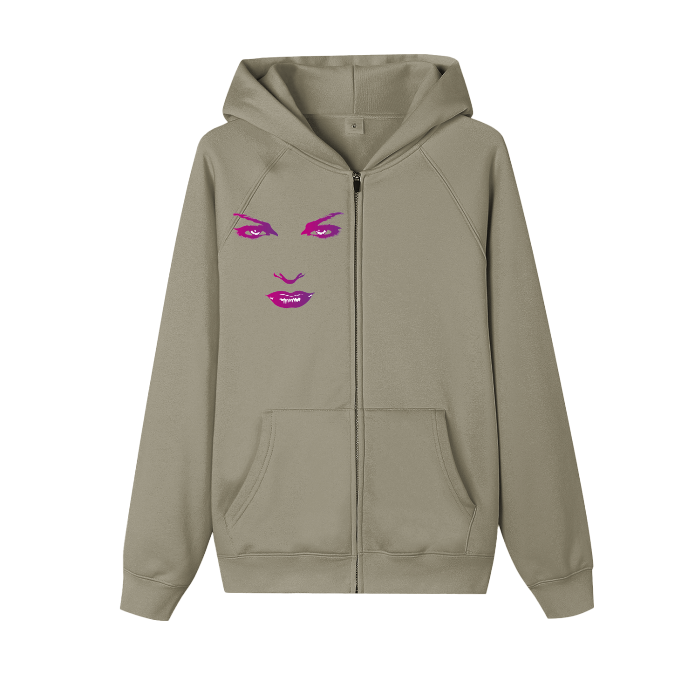 ZIP-UP FLEECE HOODIE