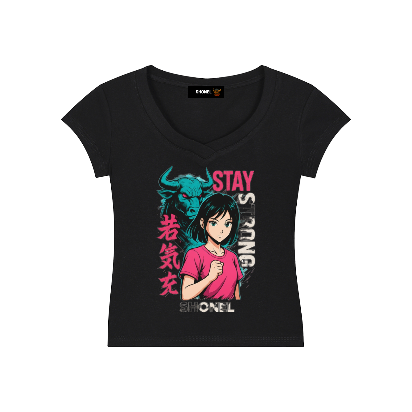 STAY STRONG Crop Tee