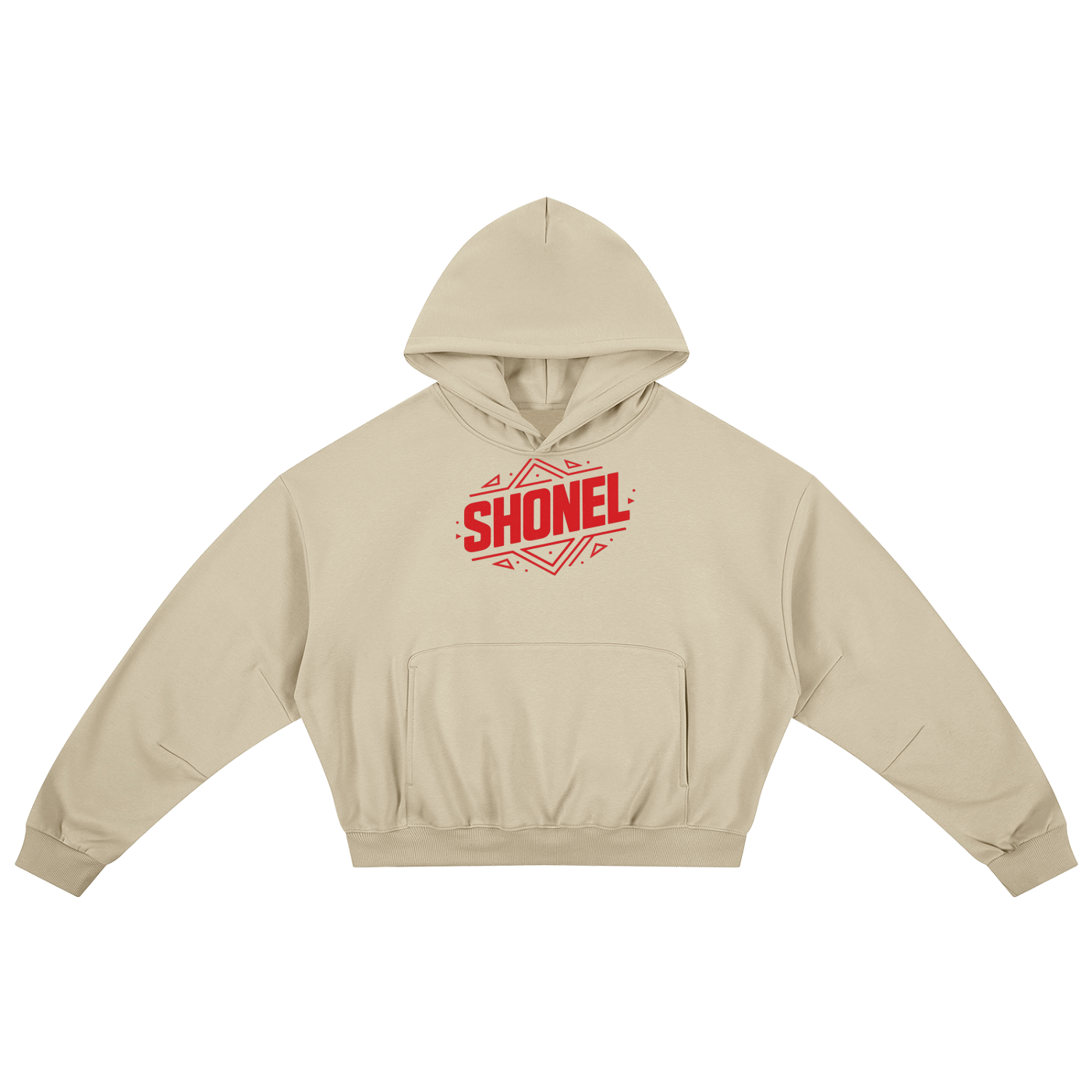 Essential Boxy Darted Sleeve Hoodie
