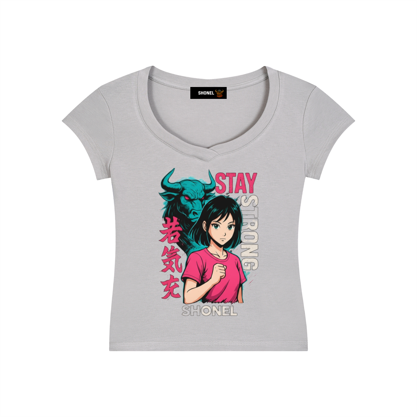 STAY STRONG Crop Tee