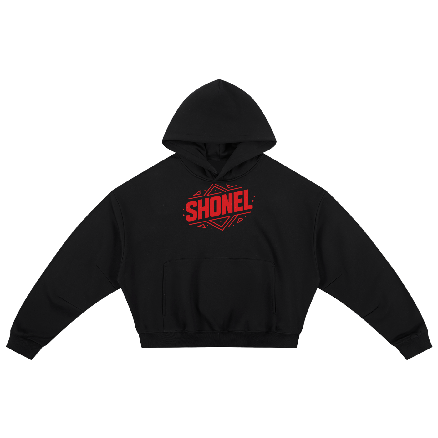 Essential Boxy Darted Sleeve Hoodie