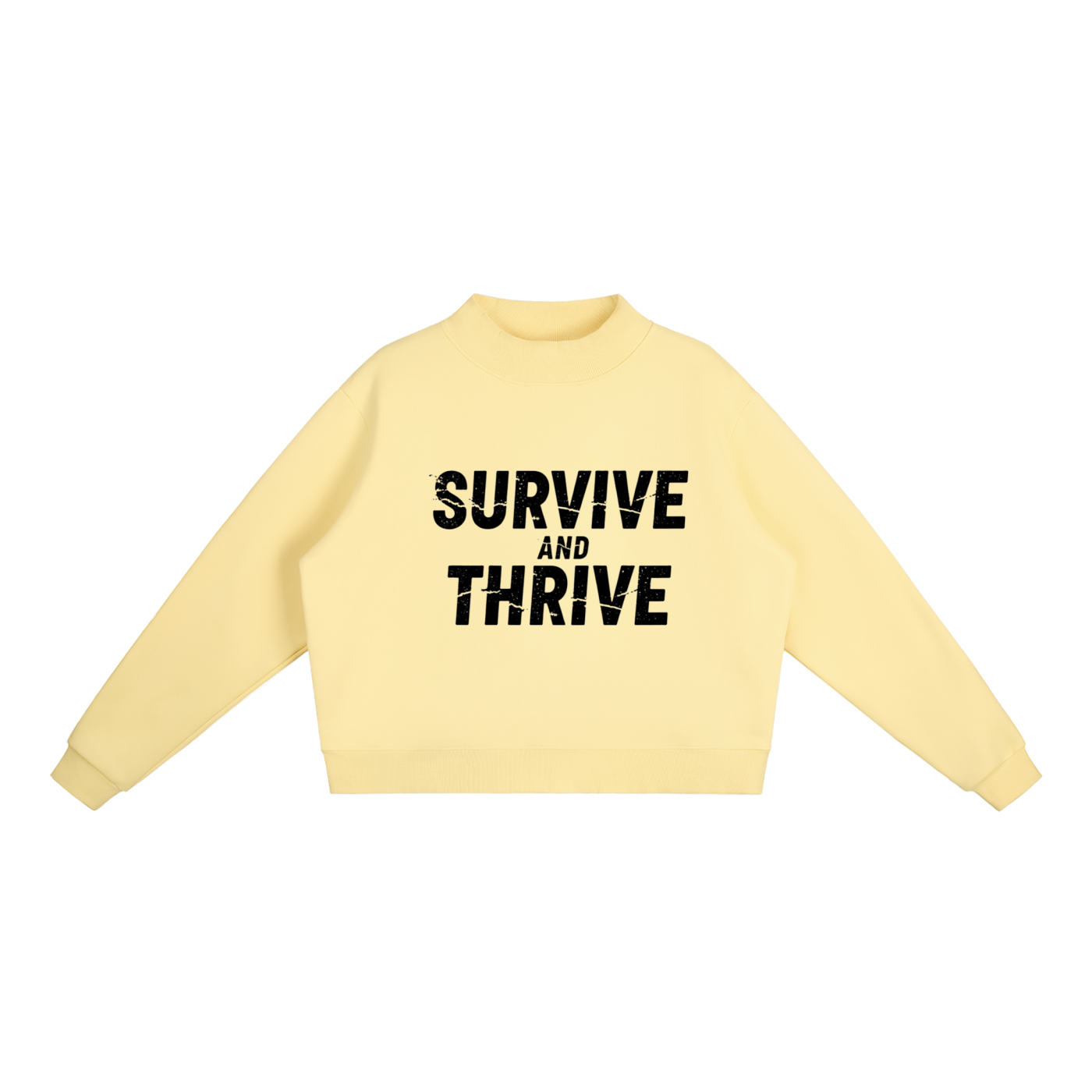 MANIFESTO Crop Crewneck