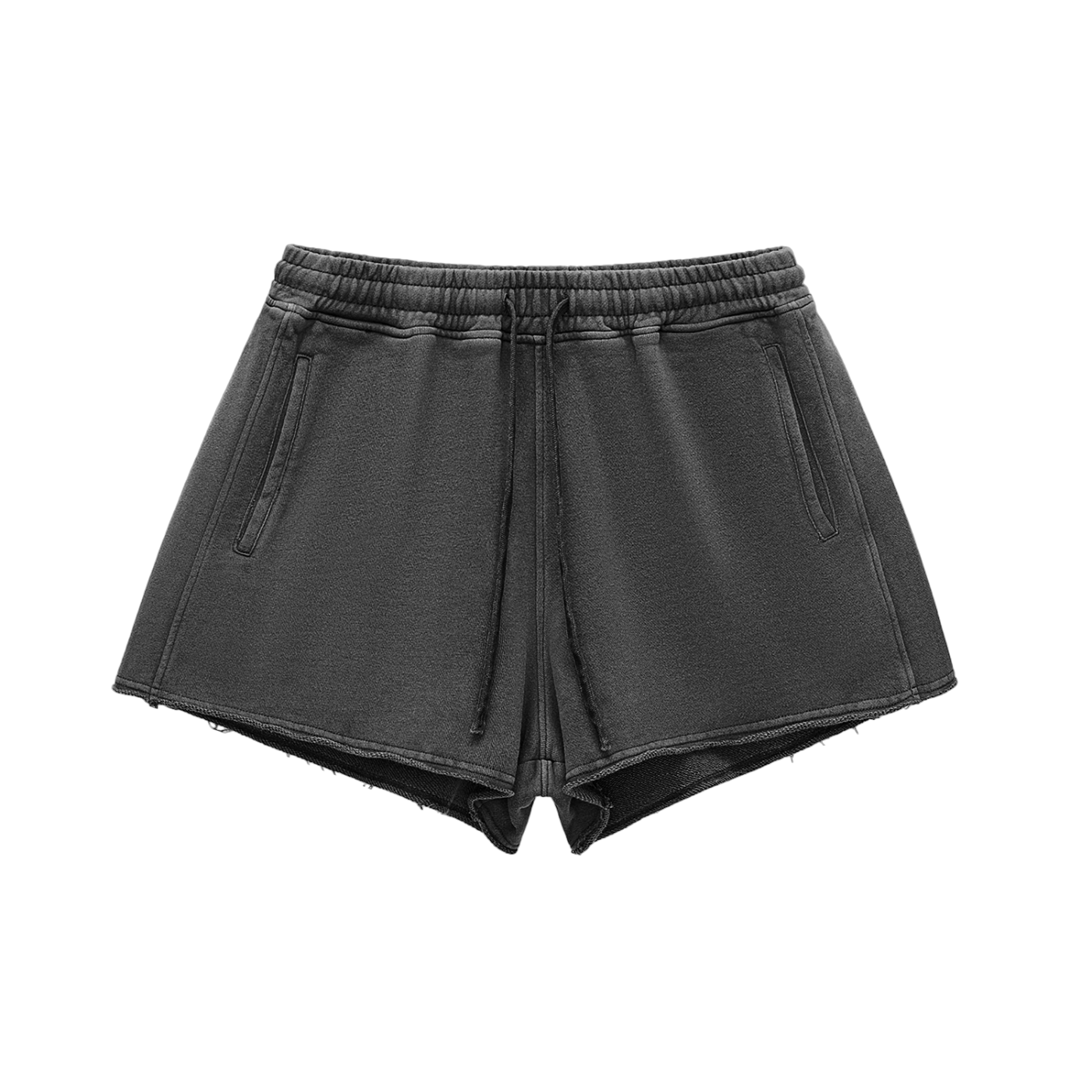 WASHED DRAWSTRING SHORT