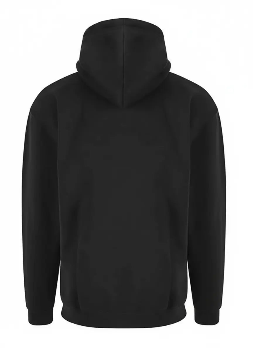 Black hoodie back