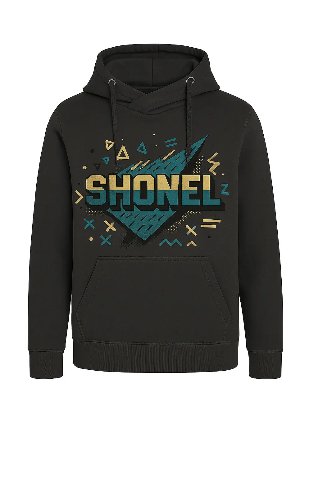 THE GEO CROSS HOODIE - Shonel Clothes