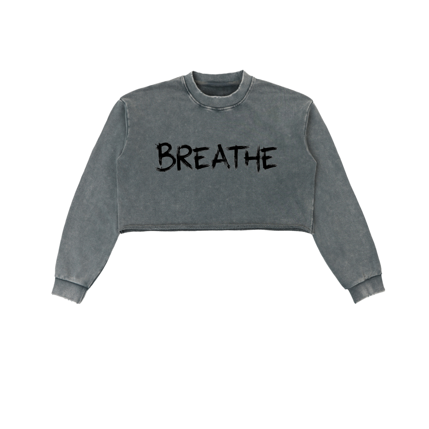 BREATHE CROPPED SWEATSHIRT