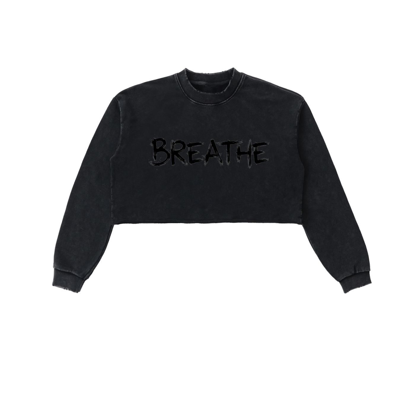 BREATHE CROPPED SWEATSHIRT