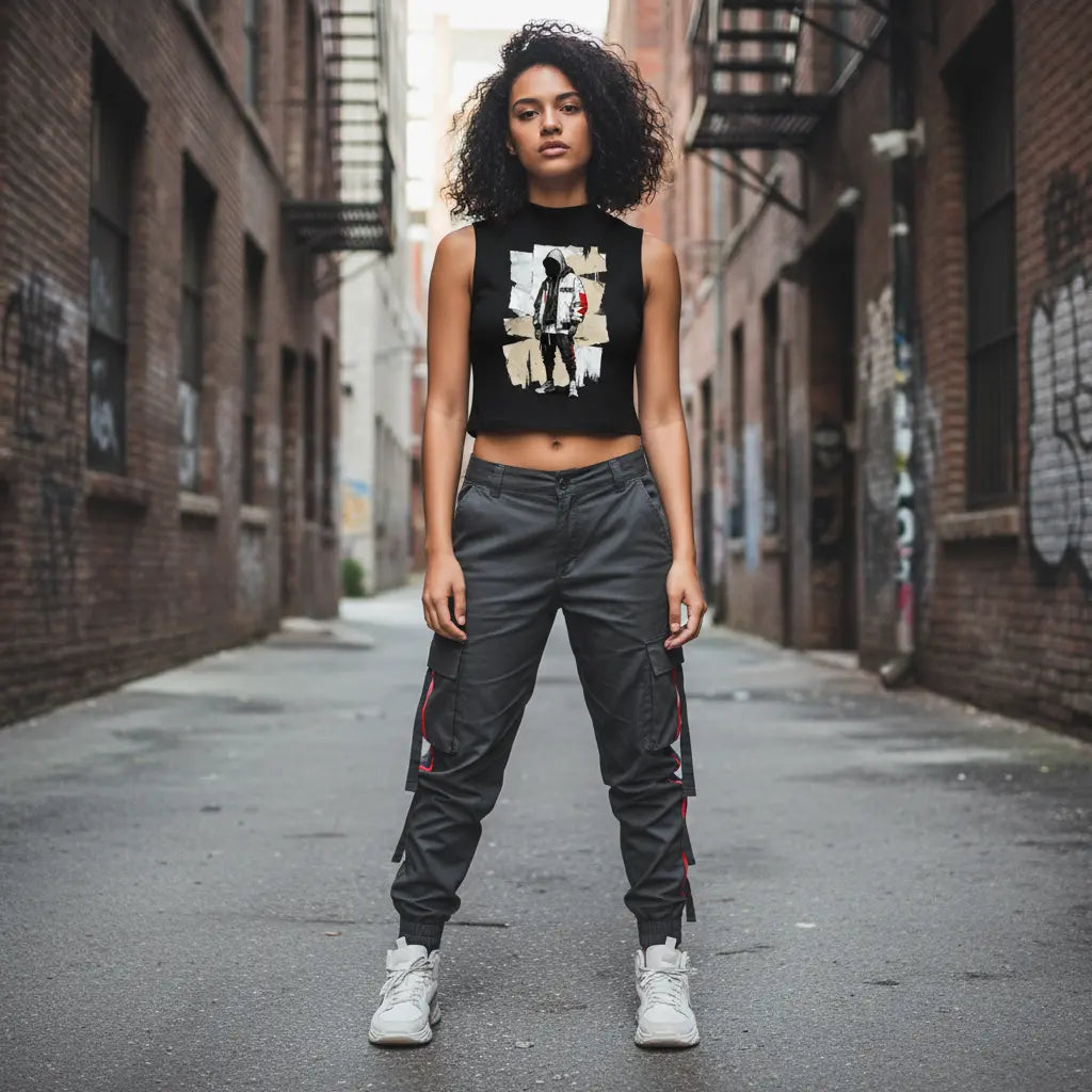 THE HALO CROP VEST - Shonel Clothes