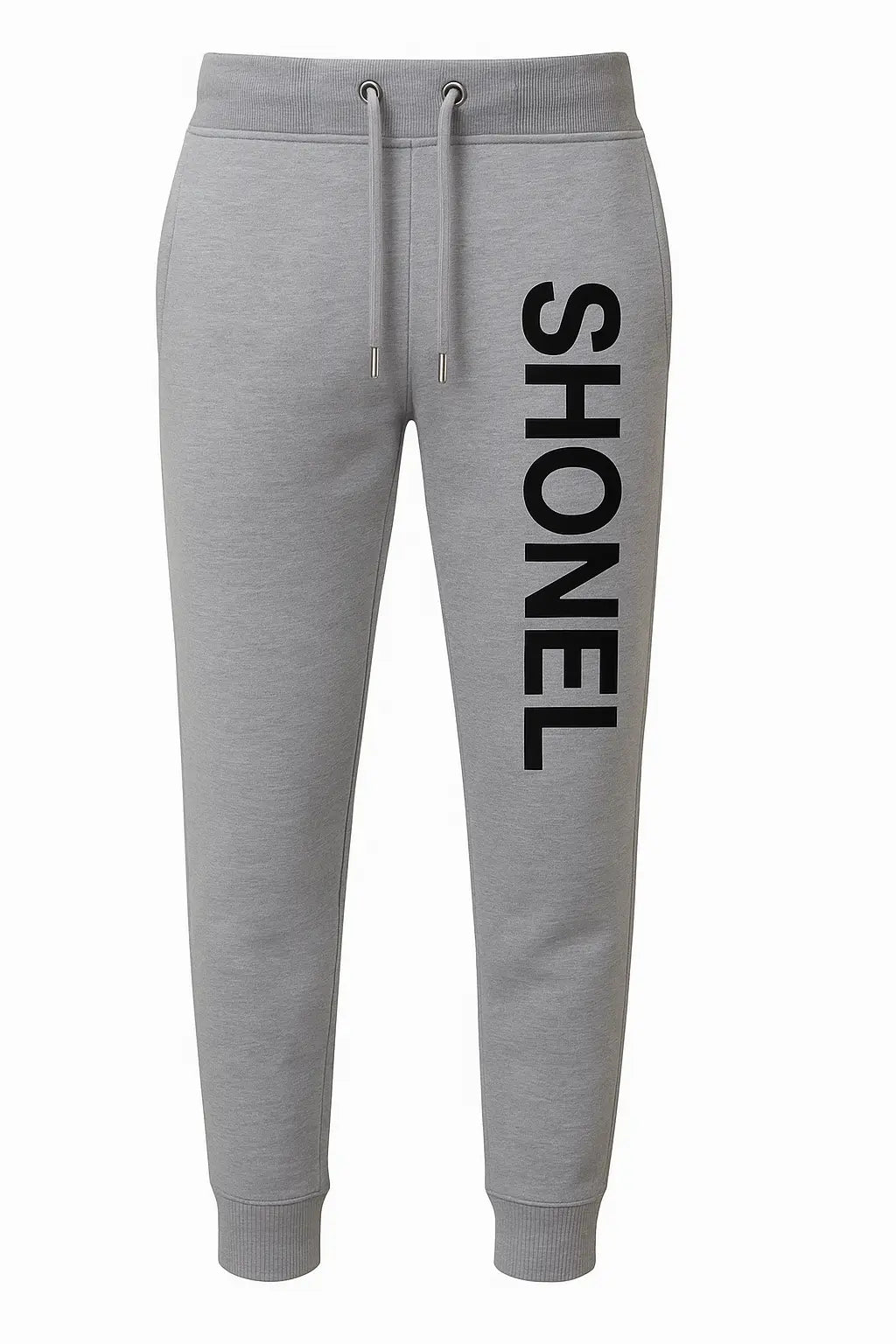 Front View with Correctly Oriented Shonel Text on Right Thigh