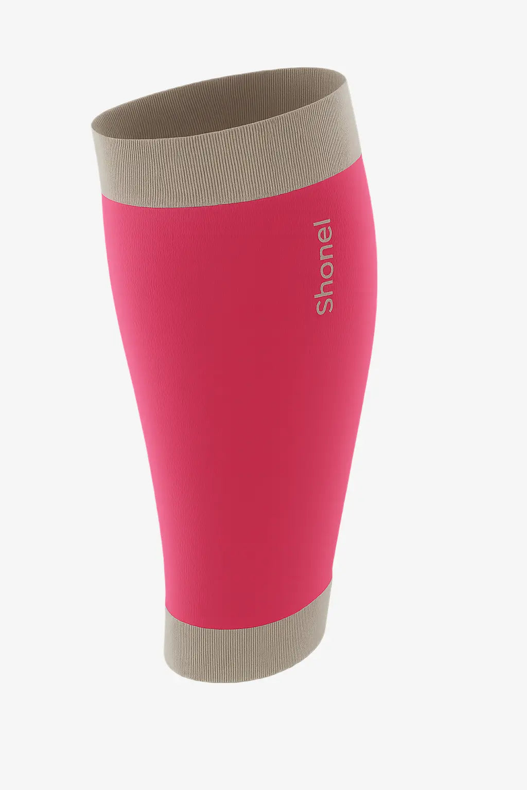 Shonel Compression Calf Sleeve pink breathable seamless 360° knit for improved circulation and muscle support