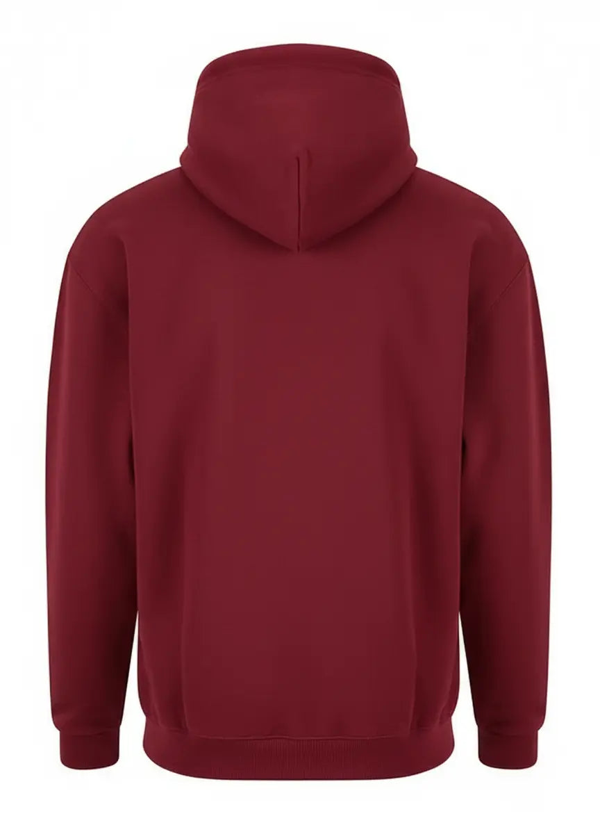 Red hoodie back