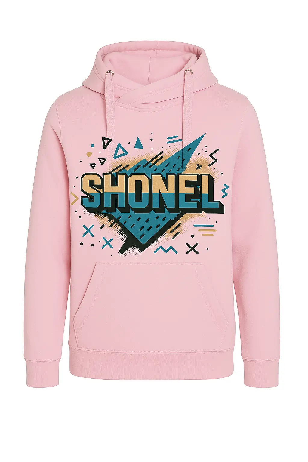 THE GEO CROSS HOODIE - Shonel Clothes