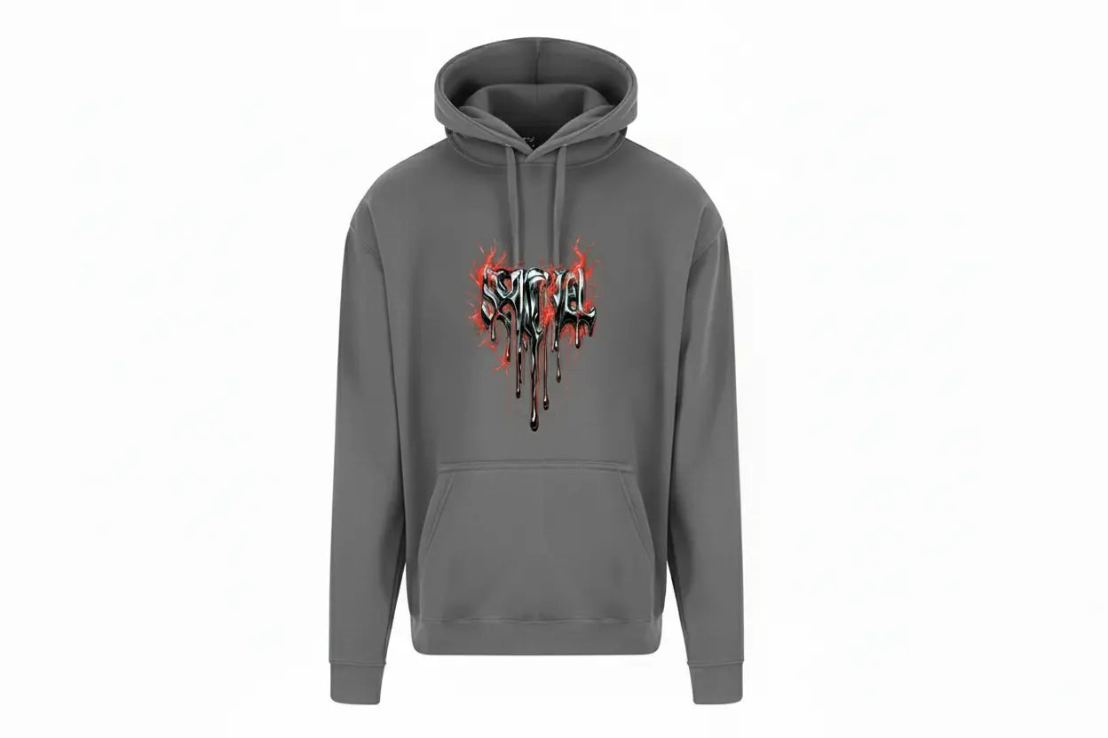 Solid grey SHONEL hoodie