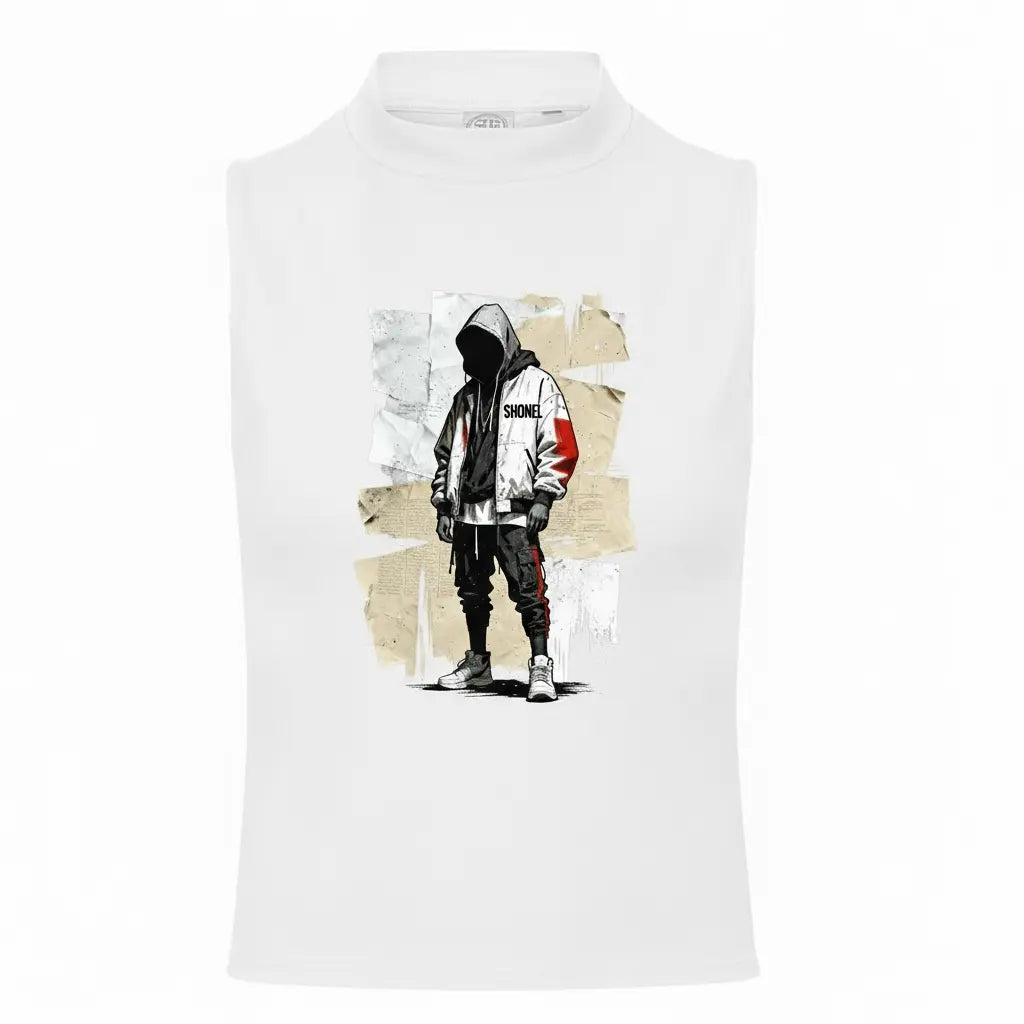 THE HALO CROP VEST - Shonel Clothes