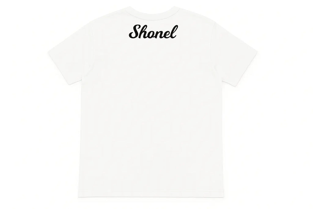 White Shonel T-shirt Back
