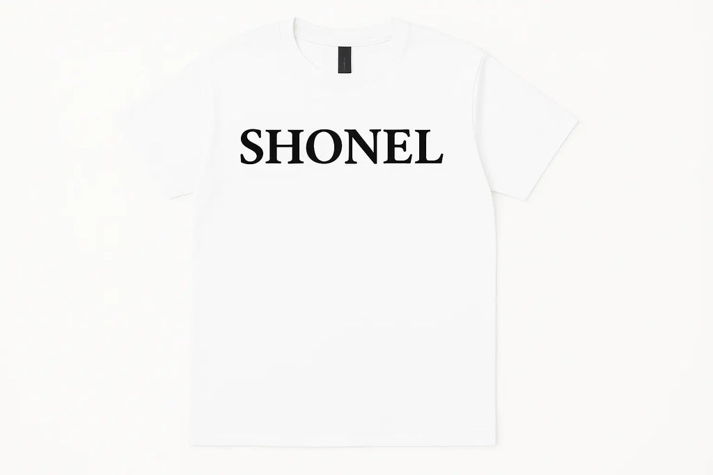 White Shonel T-shirt Front