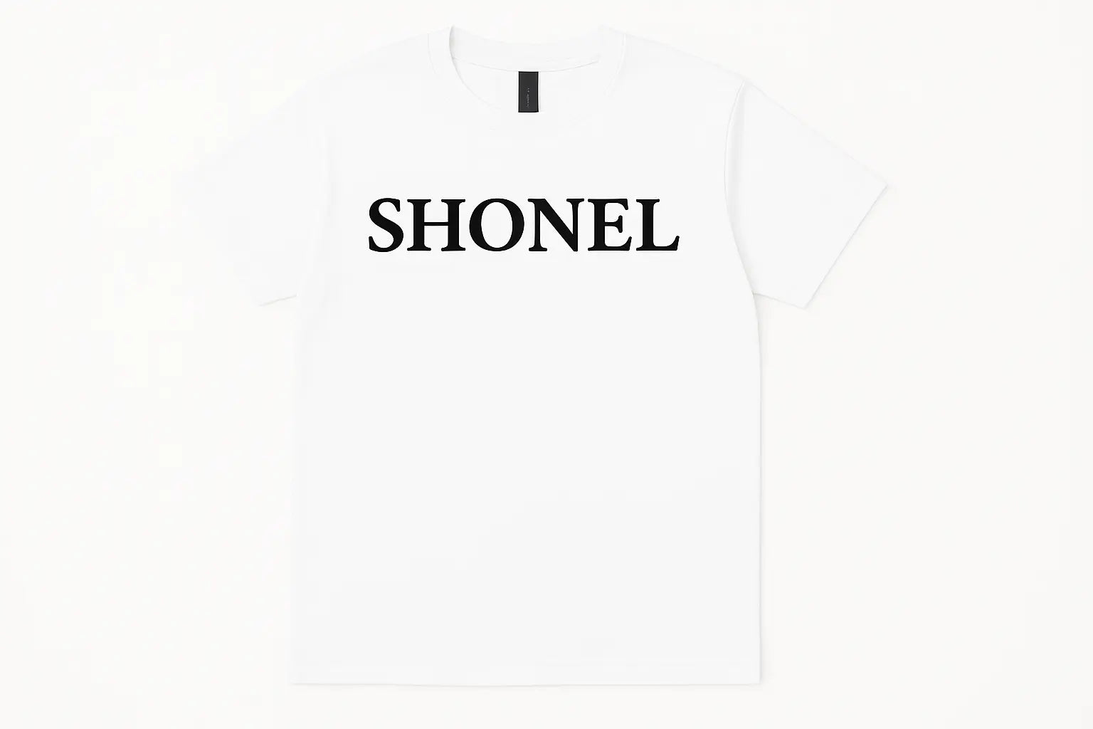 White Shonel T-shirt Front